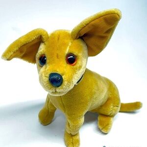 1998 TACO BELL- Chihuahua Dog Talking  "Yo Quiero Taco Bell" VINTAGE 8”Plush Toy